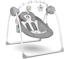 Lionelo Balançoire électrique bébé - 5 vitesses & 12 mélodies - Jusqu'à -34%