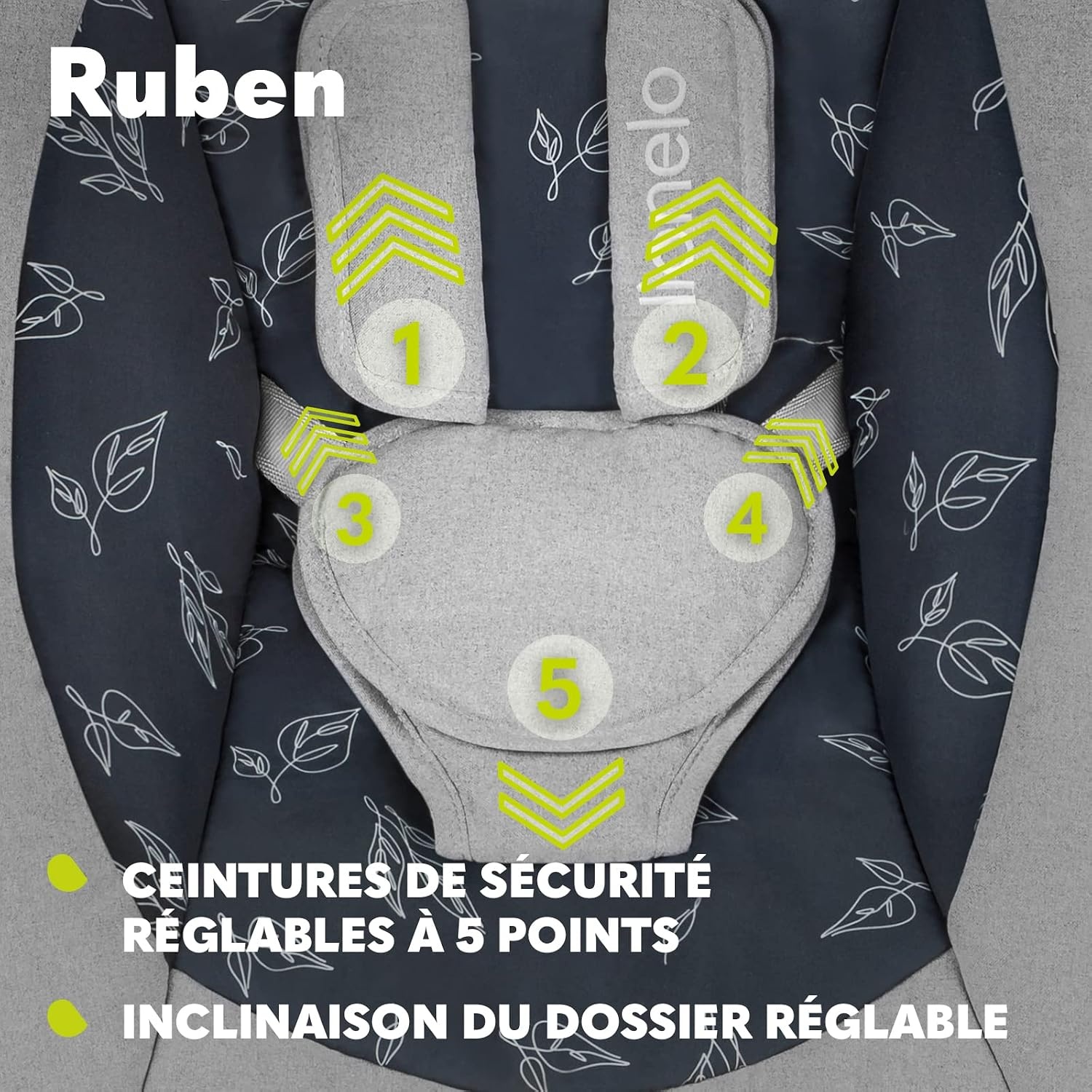 Balançoire électrique bébé - 5 vitesses & 12 mélodies - Jusqu'à -34%