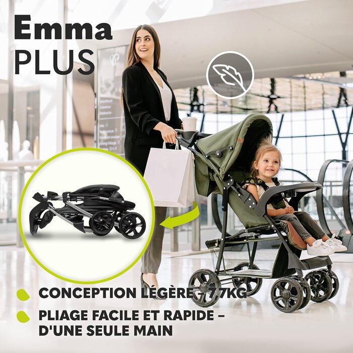 Poussette compacte pliable - Jusqu'à -34% sur votre équipement bébé