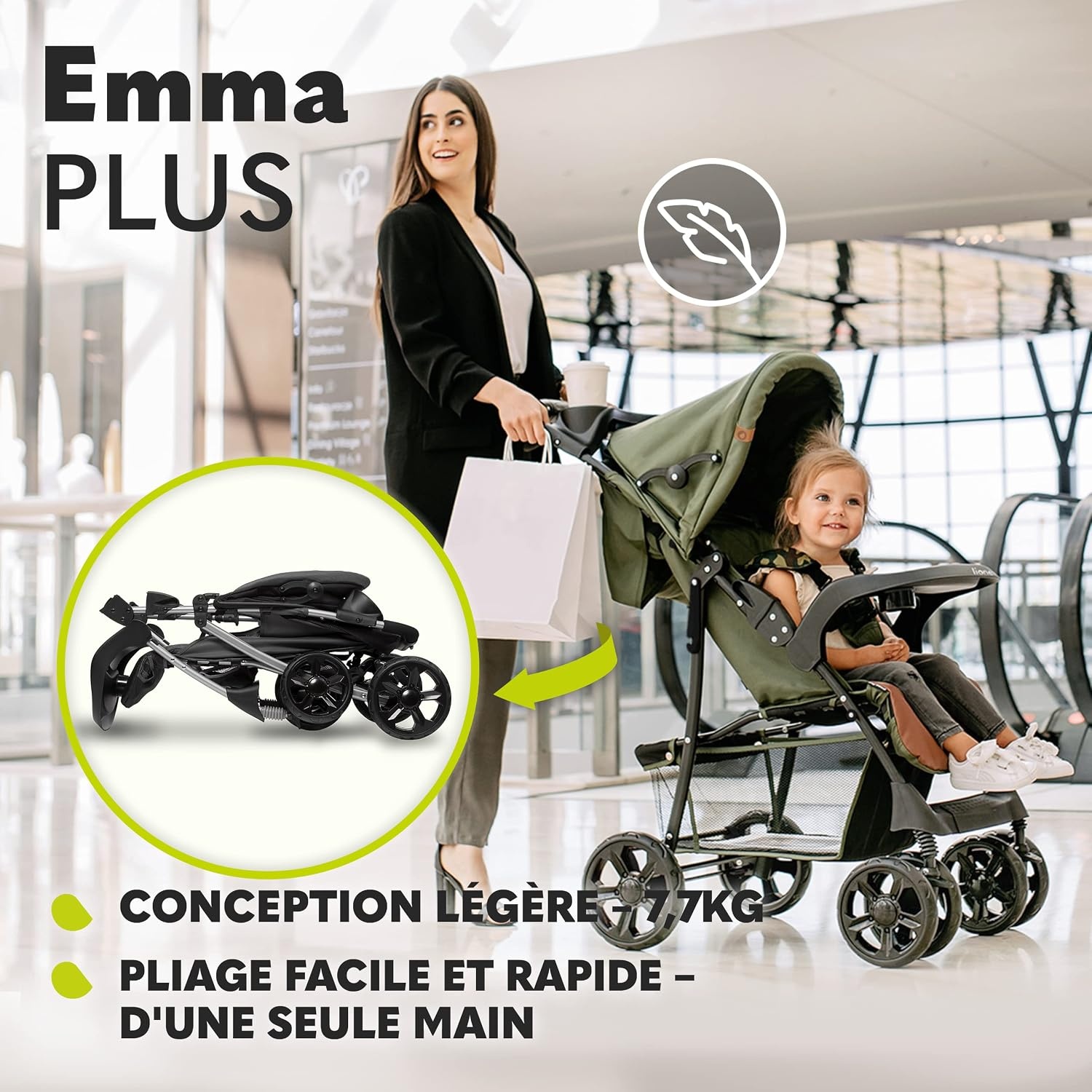 Poussette compacte pliable - Jusqu'à -34% sur votre équipement bébé