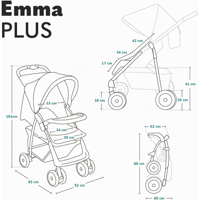 Poussette compacte pliable - Jusqu'à -34% sur votre équipement bébé