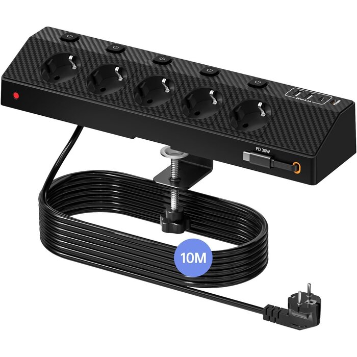 Bloc multiprise d'angle USB-C 30W - Jusqu'à -31% sur votre espace de travail