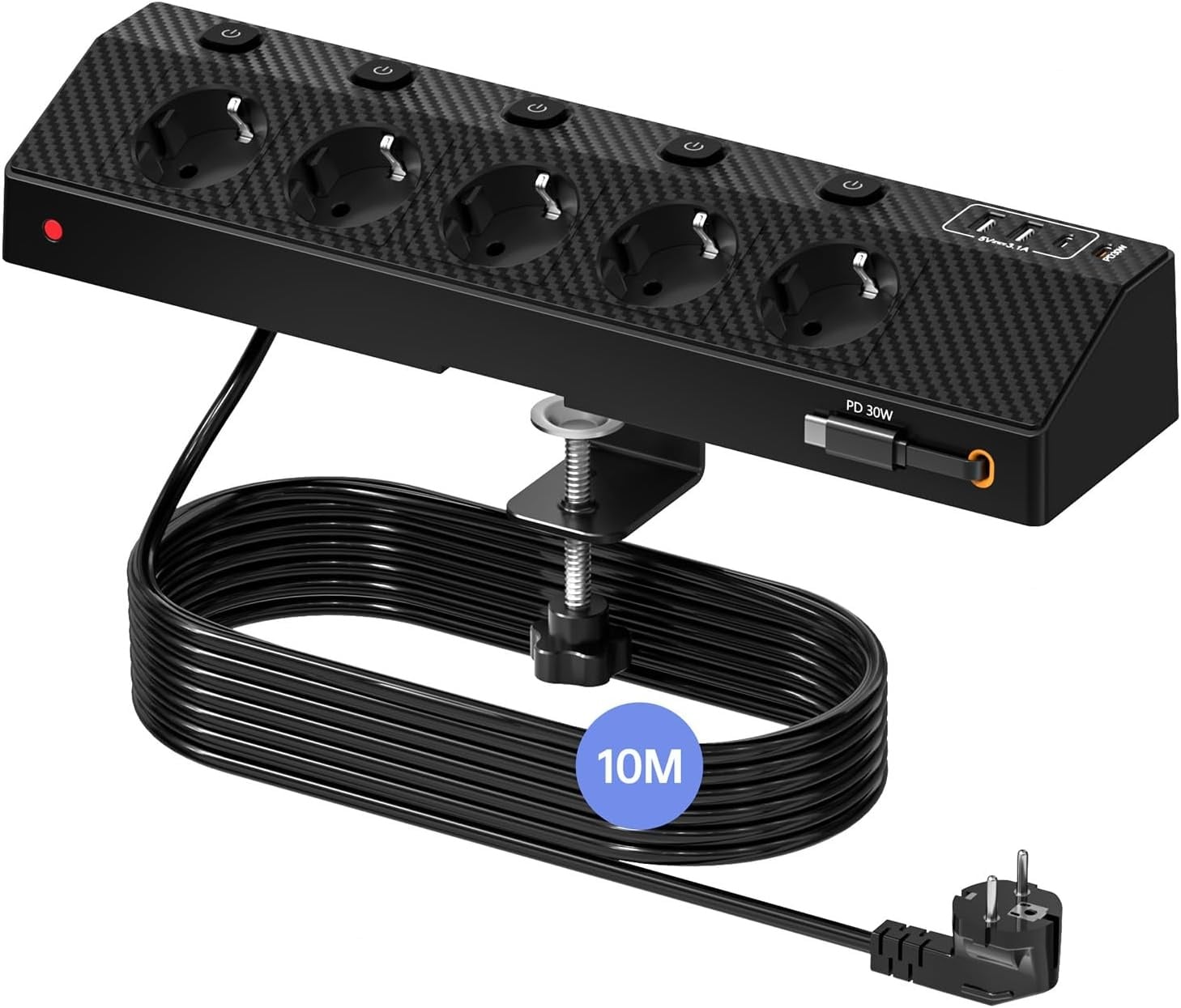 Bloc multiprise d'angle USB-C 30W - Jusqu'à -31% sur votre espace de travail