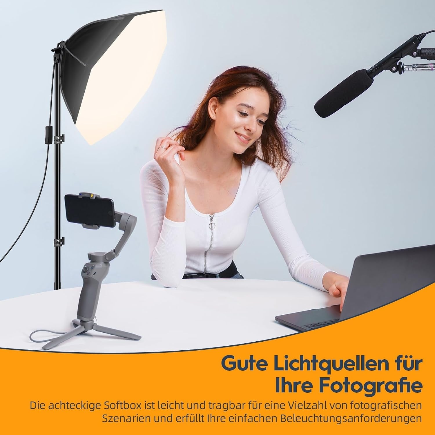 Kit Softbox LED 60W avec trépied - Jusqu'à 33% de réduction