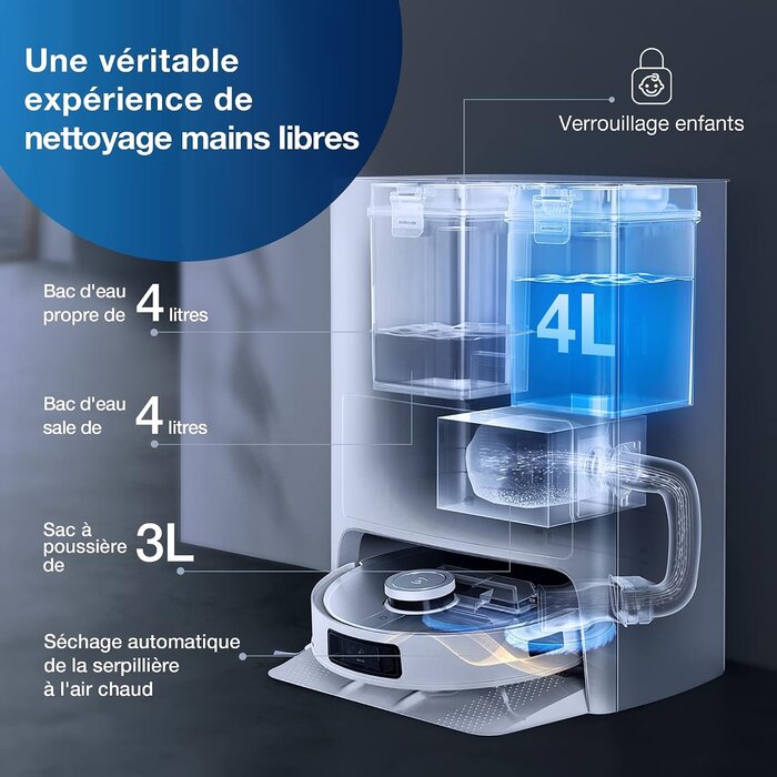 Robot aspirateur et laveur multifonction - Jusqu'à 35% de réduction
