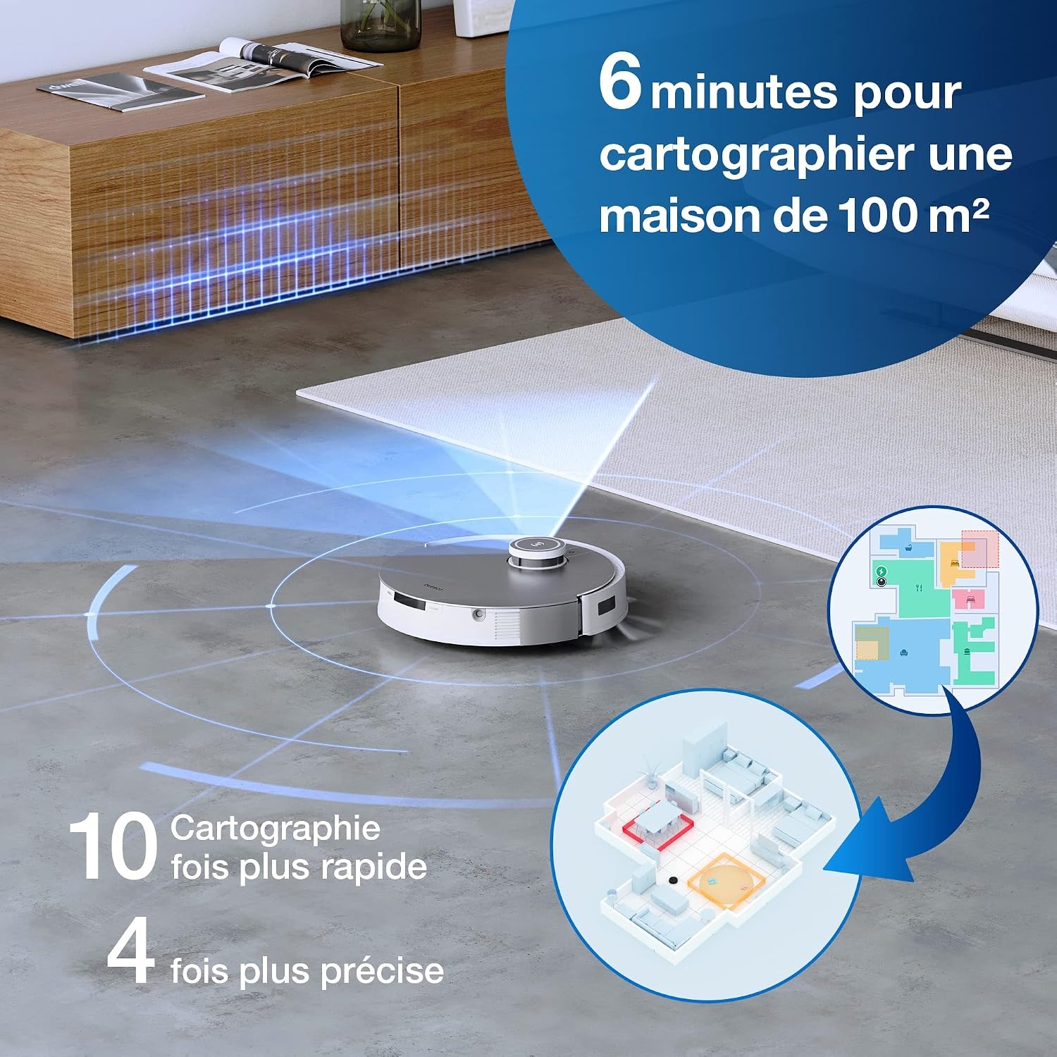 Robot aspirateur et laveur multifonction - Jusqu'à 35% de réduction