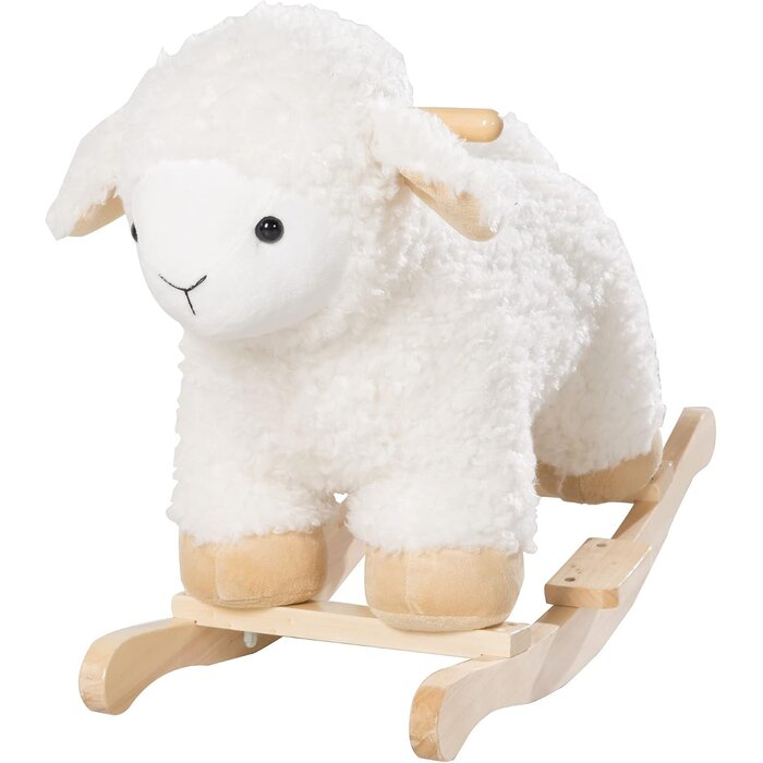 Mouton à bascule en peluche douce - Jusqu'à 34% de remise
