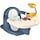 Siège de bain bébé 2-en-1 avec table d'activités - Jusqu'à 32% de remise