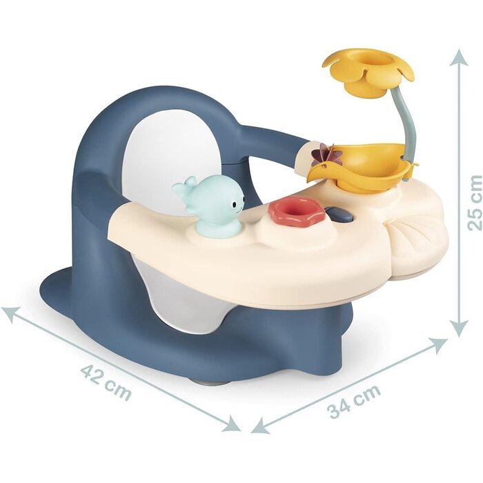 Smoby Siège de bain bébé 2-en-1 avec table d'activités - Jusqu'à 32% de remise