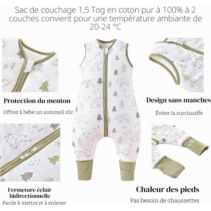 Gigoteuse à pieds 2.5 Tog - Bébé & Tout-petit - Jusqu'à 33% de remise