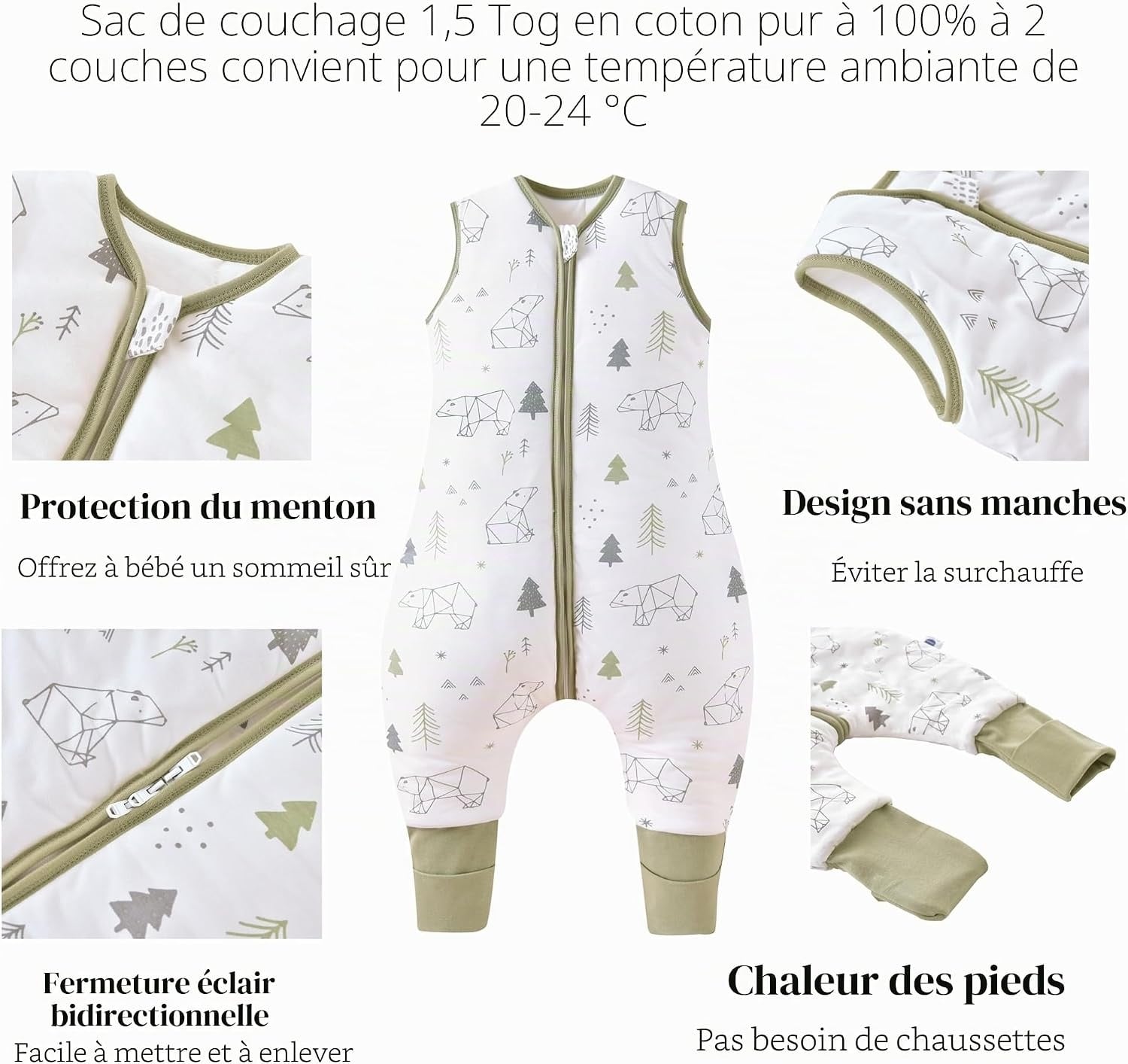 Gigoteuse à pieds 2.5 Tog - Bébé & Tout-petit - Jusqu'à 33% de remise