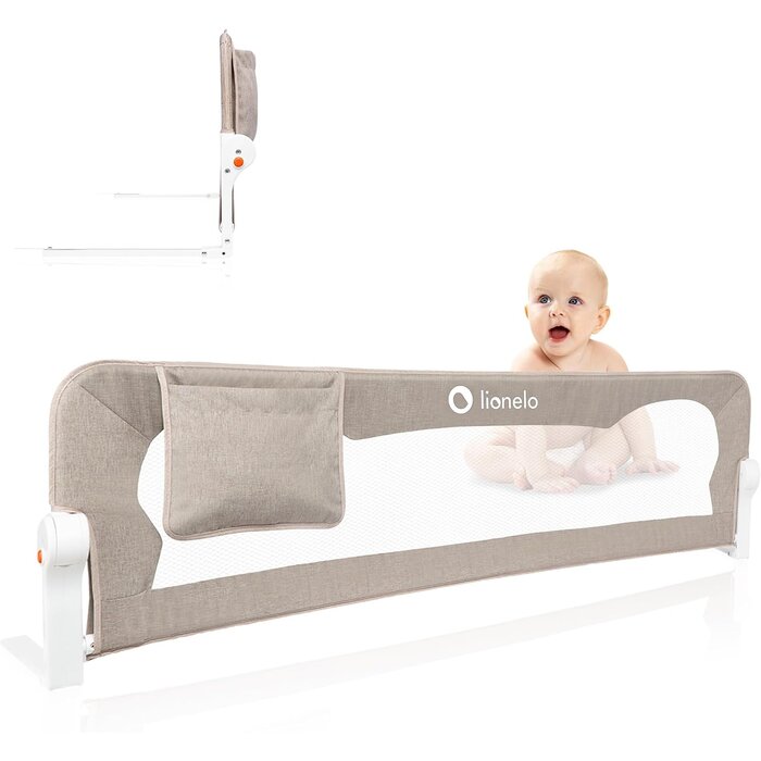 Barrière de sécurité lit enfant 150 cm - Pliable - Jusqu'à 33% de remise