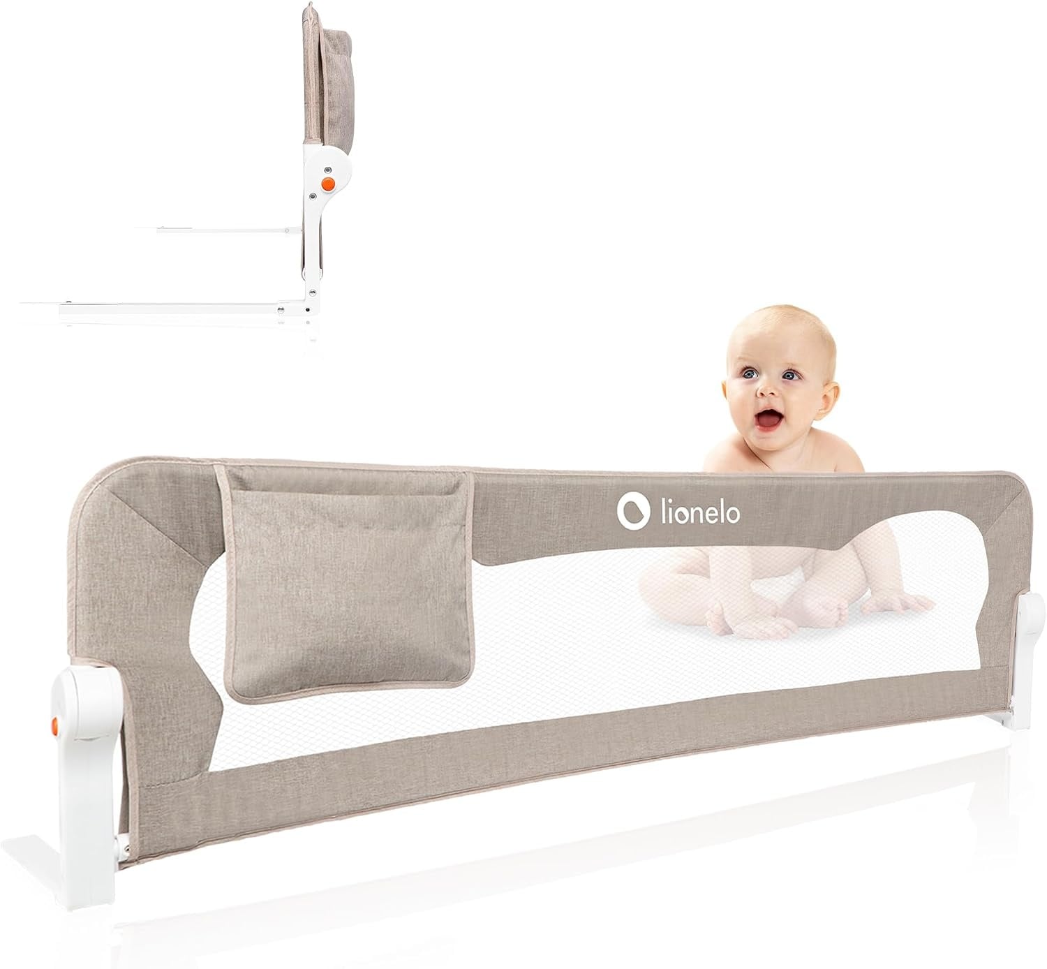 Barrière de sécurité lit enfant 150 cm - Pliable - Jusqu'à 33% de remise