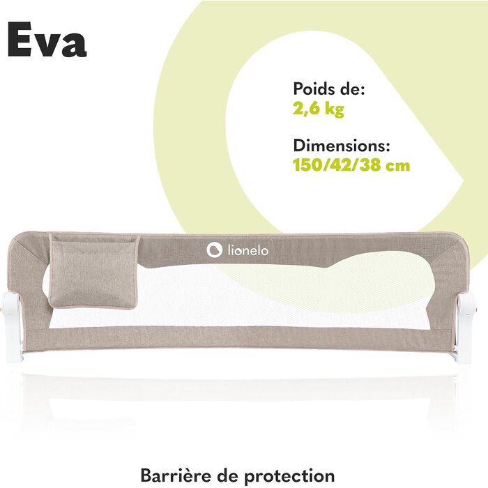 Barrière de sécurité lit enfant 150 cm - Pliable - Jusqu'à 33% de remise