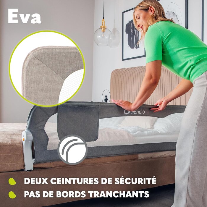 Barrière de sécurité lit enfant 150 cm - Pliable - Jusqu'à 33% de remise