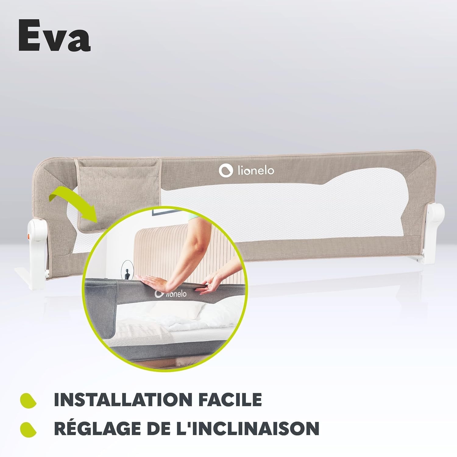 Barrière de sécurité lit enfant 150 cm - Pliable - Jusqu'à 33% de remise
