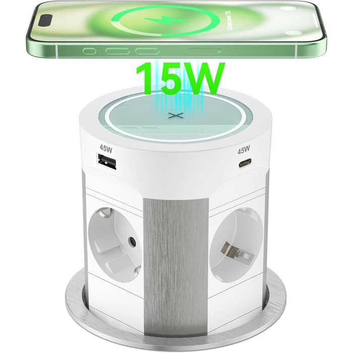 Bloc multiprise encastrable 4 prises USB-C 75W - Jusqu'à -34% de remise