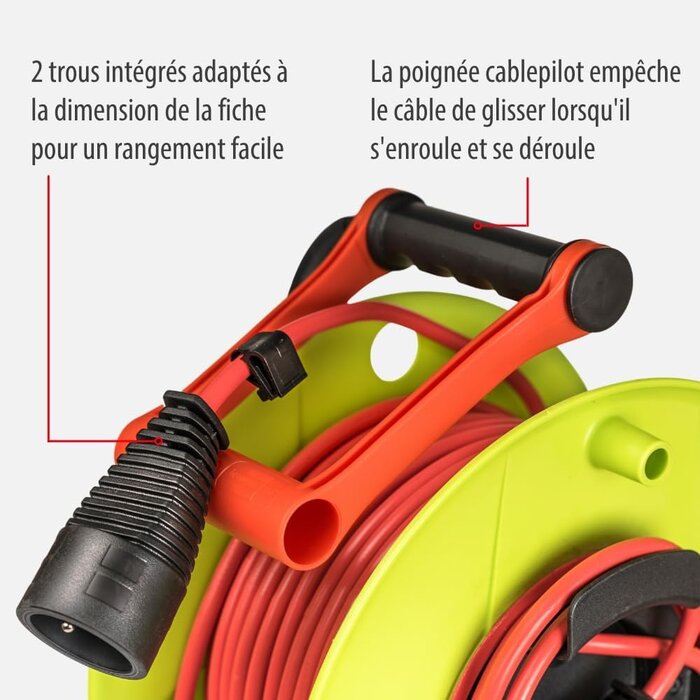 Enrouleur de câble de jardin 50m - Jusqu'à 34% de remise