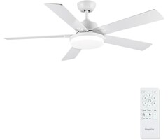 Ventilateur de plafond LED 132 cm avec télécommande - Jusqu'à -35% d'économie