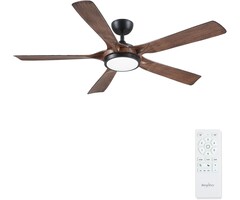 Ventilateur de plafond LED 142 cm avec télécommande - Jusqu'à -34%