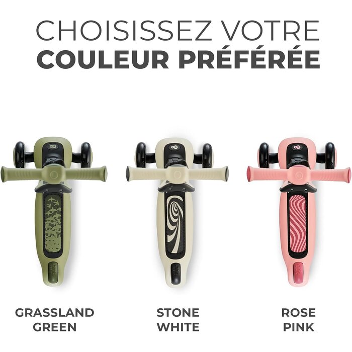 Trottinette et draisienne 2-en-1 Rose - Évolutive - Jusqu'à -34%