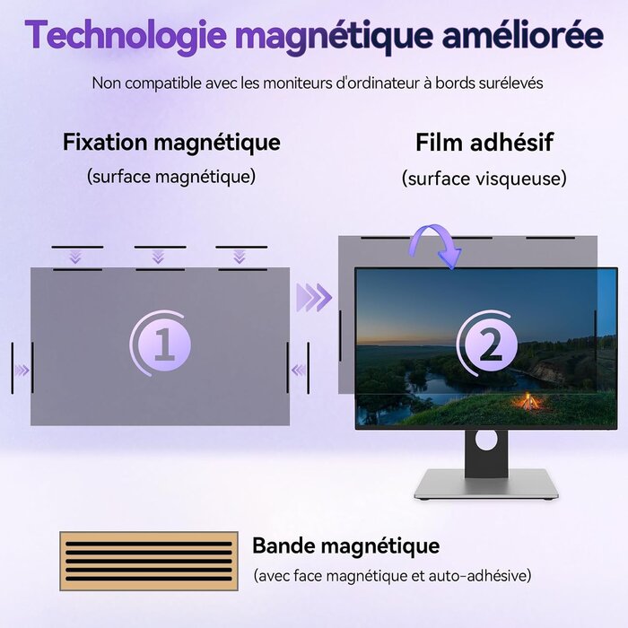 Filtre Confidentialité Magnétique 27" - Jusqu'à -34% sur l'Outlet