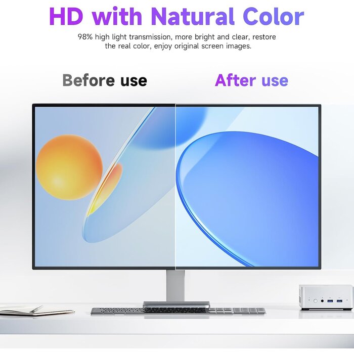 Lot de 2 Filtres Anti-Lumière Bleue 21,5" Mat - Jusqu'à -32% de remise
