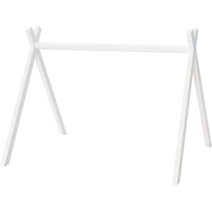 Portique d'éveil Montessori en bois - Blanc - Jusqu'à -33%