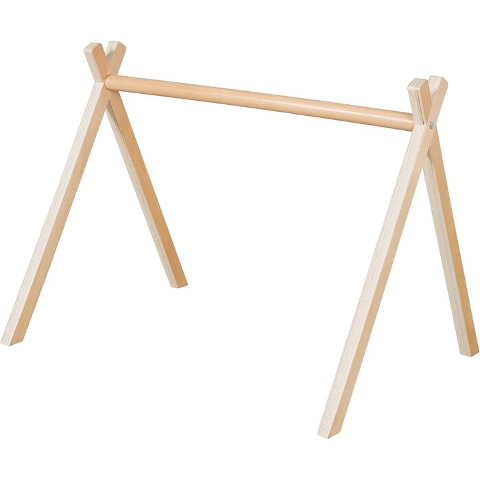 Portique d'éveil Montessori en bois - Blanc - Jusqu'à -33%