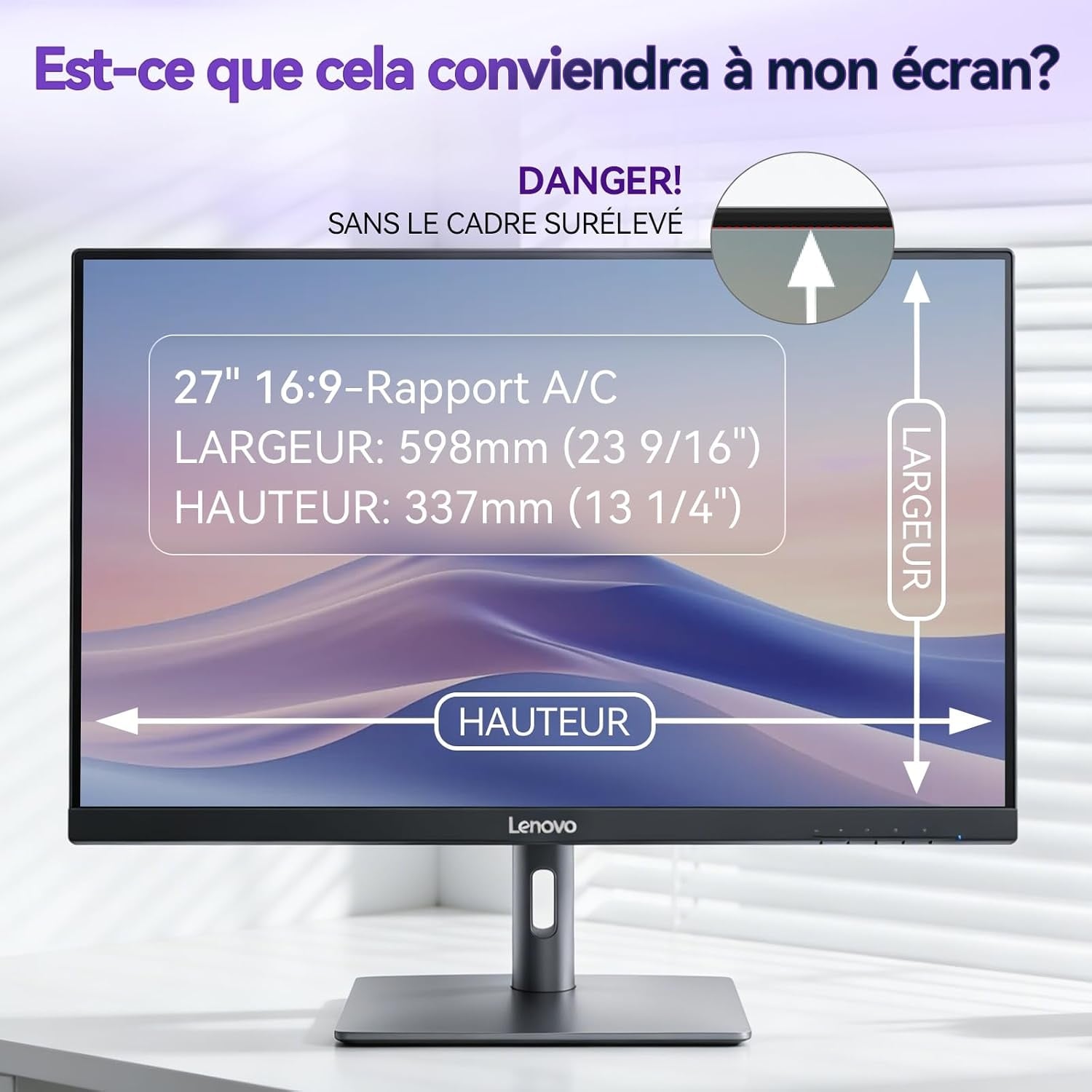 Filtre Confidentialité 27" Magnétique - Jusqu'à 34% de réduction