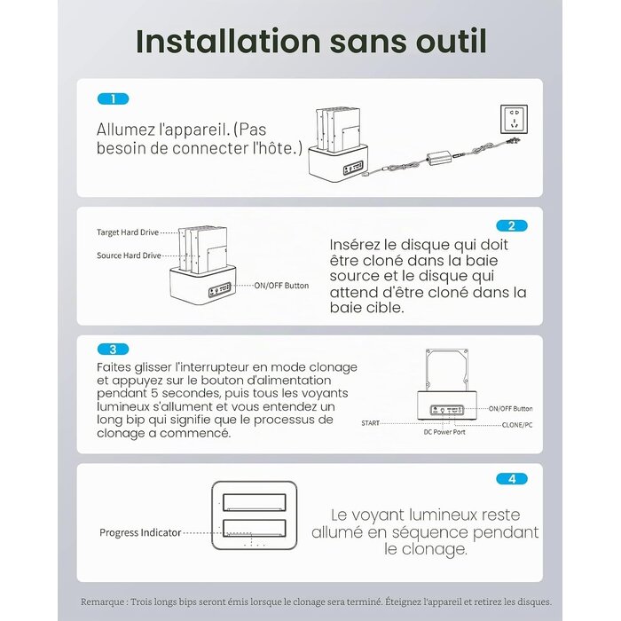 Station d'accueil double pour disques durs 36 To - Jusqu'à 34% de remise
