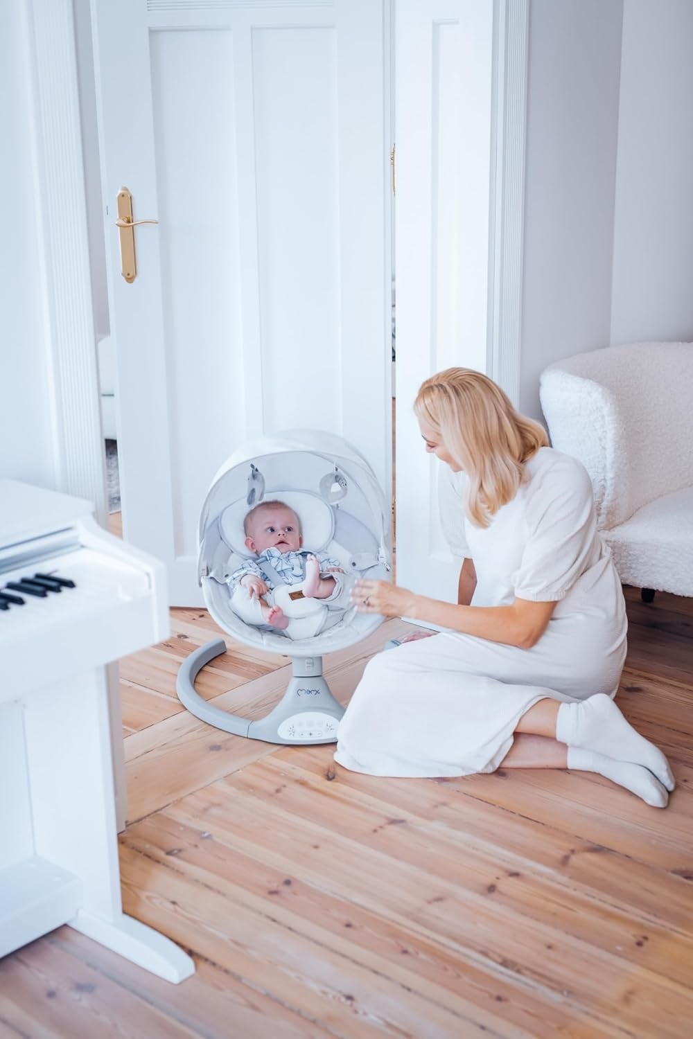 Balançoire bébé pliable connectée - Jusqu'à 35% de réduction