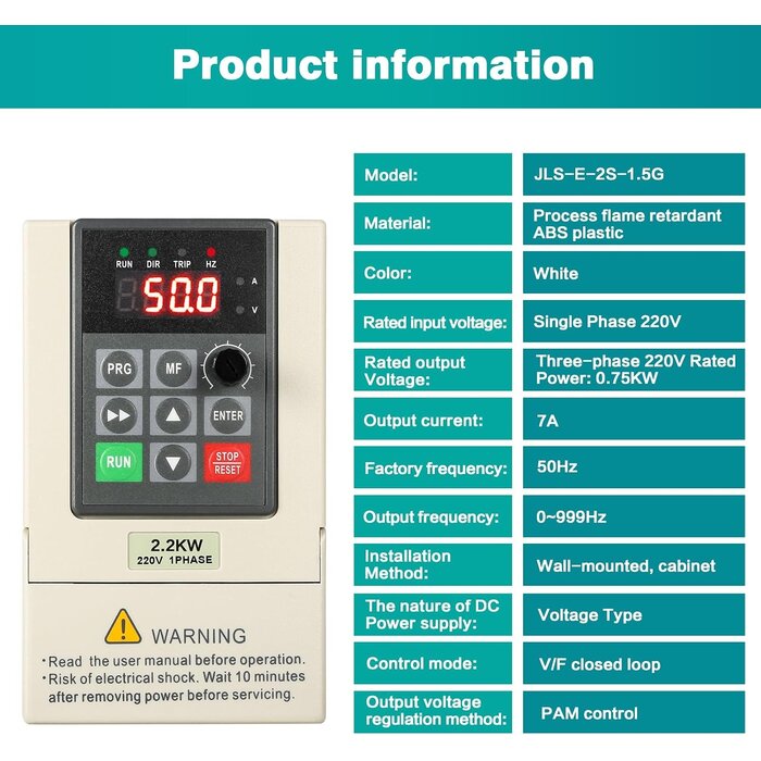 Variateur de fréquence 2.2KW - Jusqu'à 34% de remise sur votre matériel