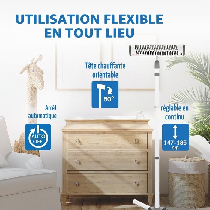 Chauffage pour table à langer 500W - Jusqu'à 29% de réduction