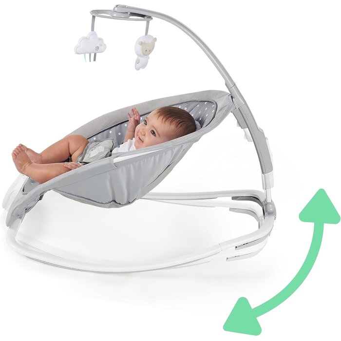 Balançoire et transat 2-en-1 pliable - Jusqu'à 34 % de réduction