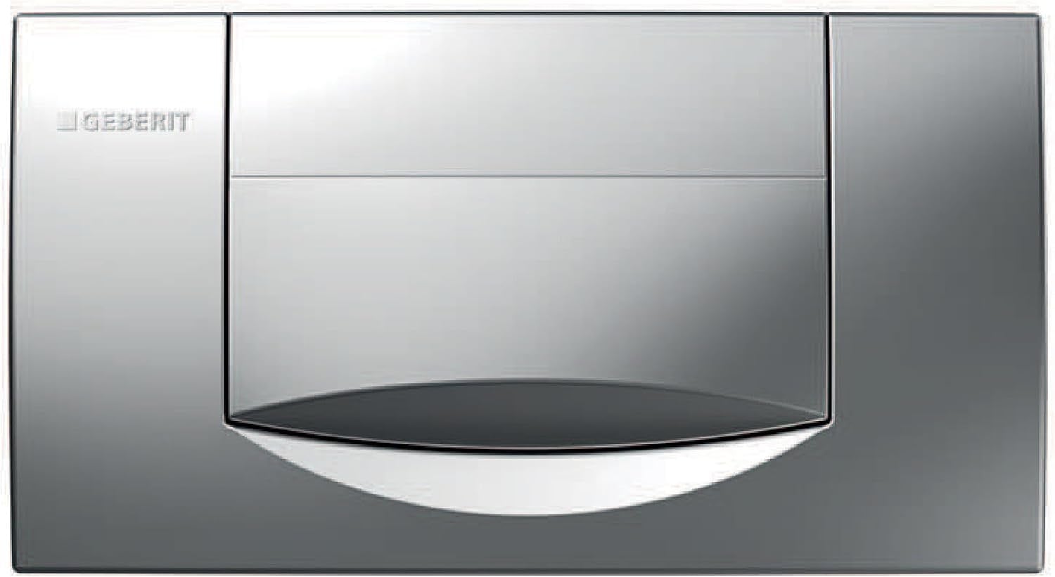 Plaque de commande WC double touche chrome mat - Jusqu'à -33%