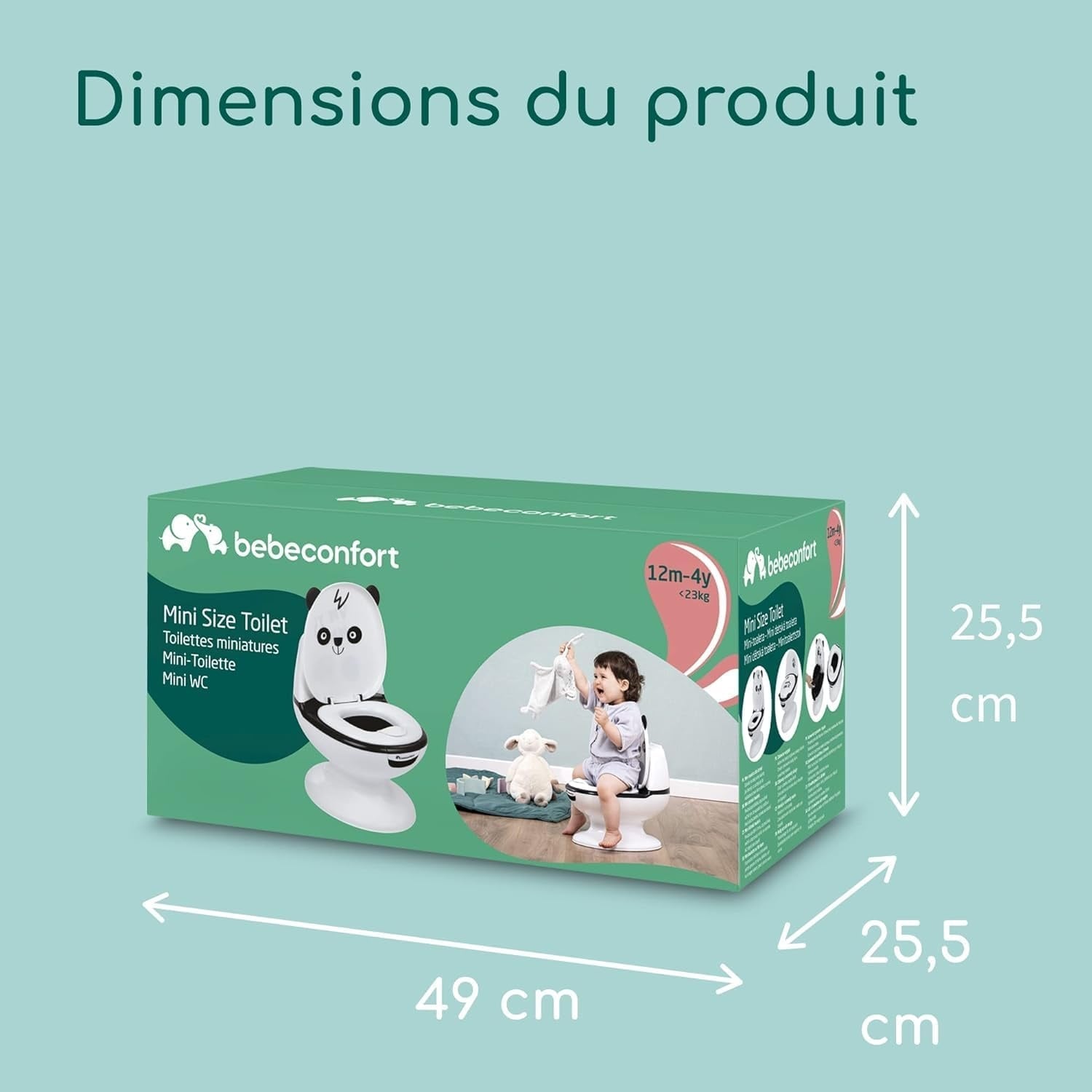 Pot d'apprentissage Panda avec chasse d'eau - Jusqu'à 33% de réduction