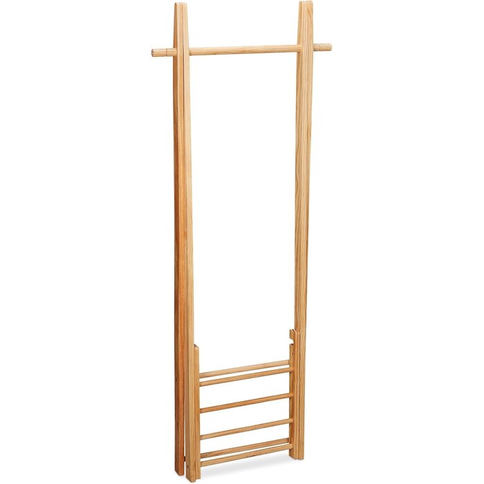 Portant à vêtements en bois avec étagère - Jusqu'à 33% de remise