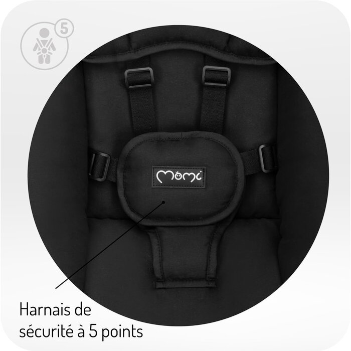 Balançoire électrique bébé - Bluetooth, LED, télécommande - Jusqu'à -34%