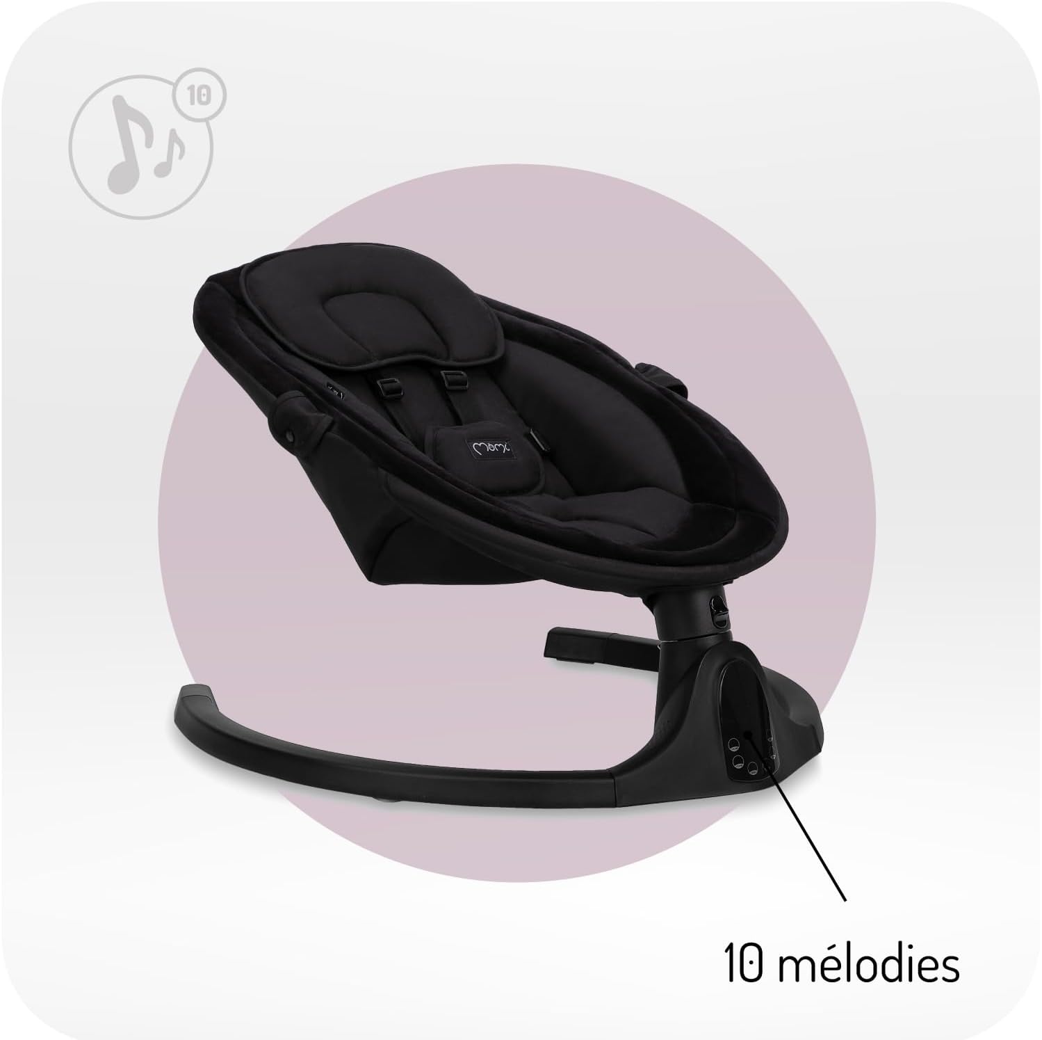 Balançoire électrique bébé - Bluetooth, LED, télécommande - Jusqu'à -34%