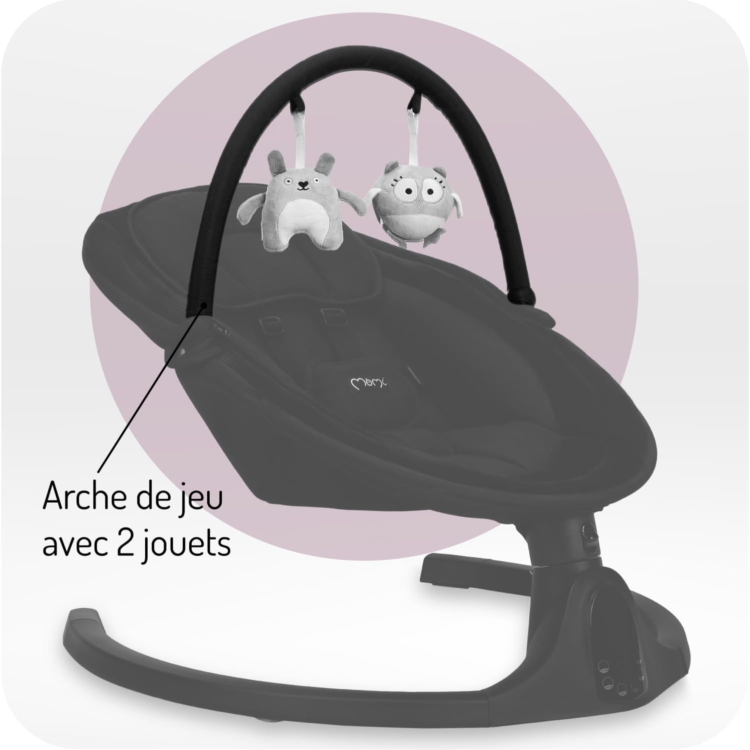 Balançoire électrique bébé - Bluetooth, LED, télécommande - Jusqu'à -34%