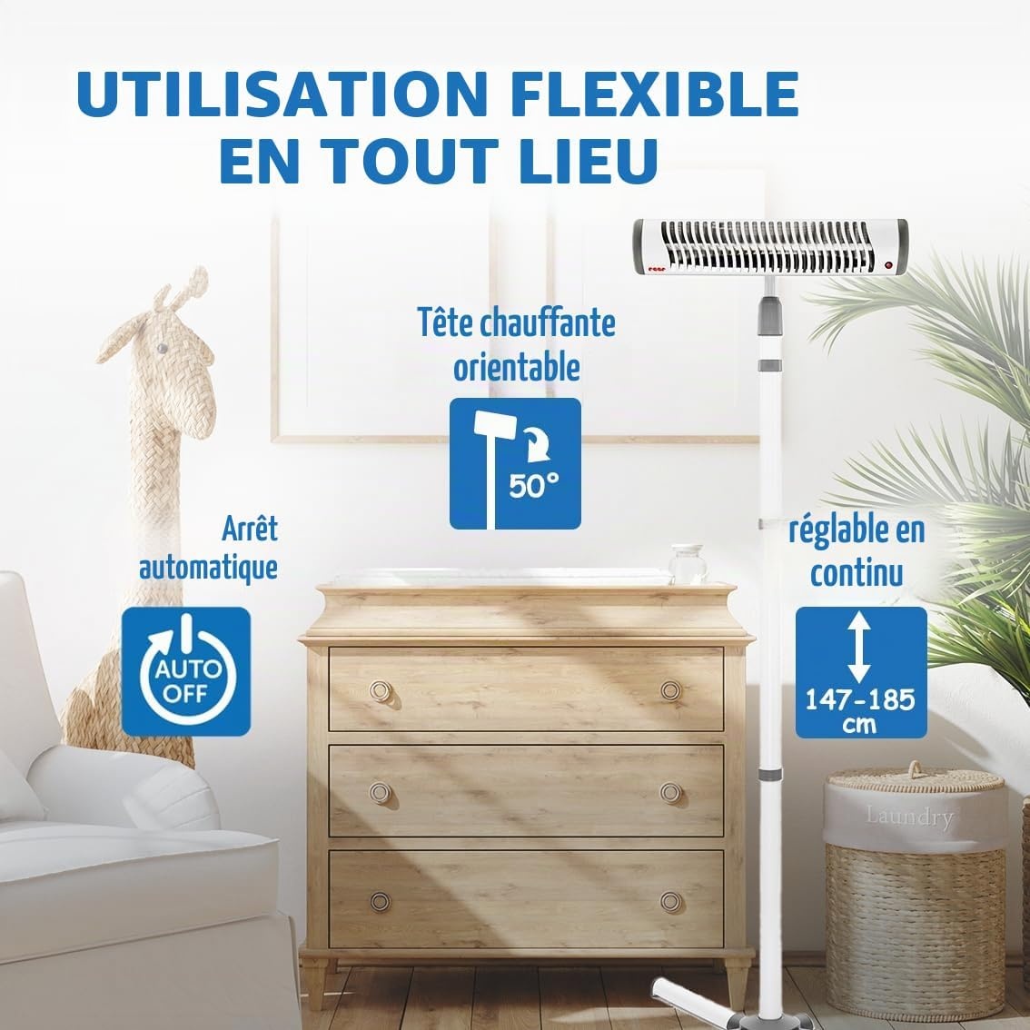 Chauffage radiant pour table à langer - Jusqu'à -34% sur le modèle outlet