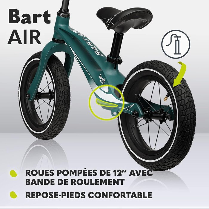 Lionelo Draisienne enfant 12 pouces - Cadre magnésium - Jusqu'à -34% sur le prix