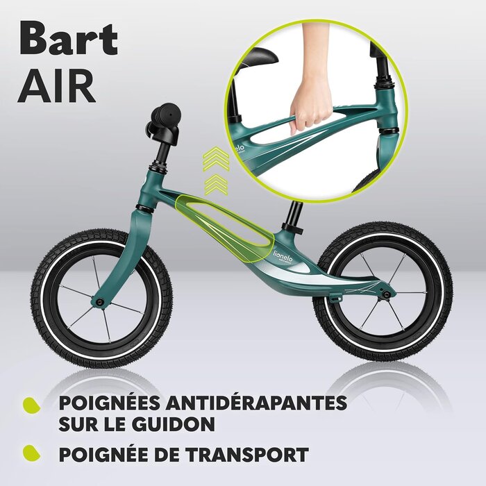 Lionelo Draisienne enfant 12 pouces - Cadre magnésium - Jusqu'à -34% sur le prix