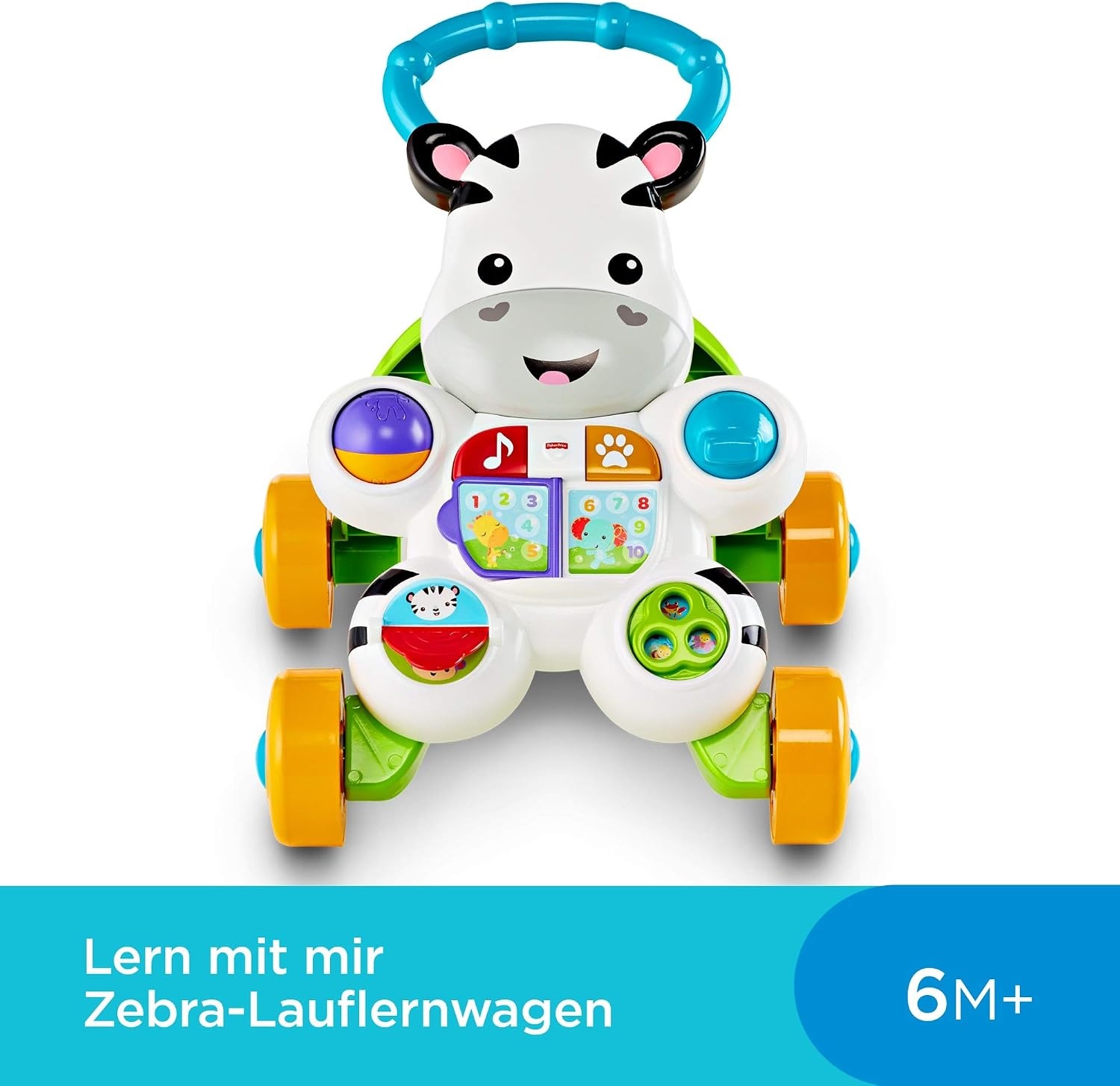 Fisher Price Chariot de marche zèbre interactif - Jusqu'à -32% sur votre achat