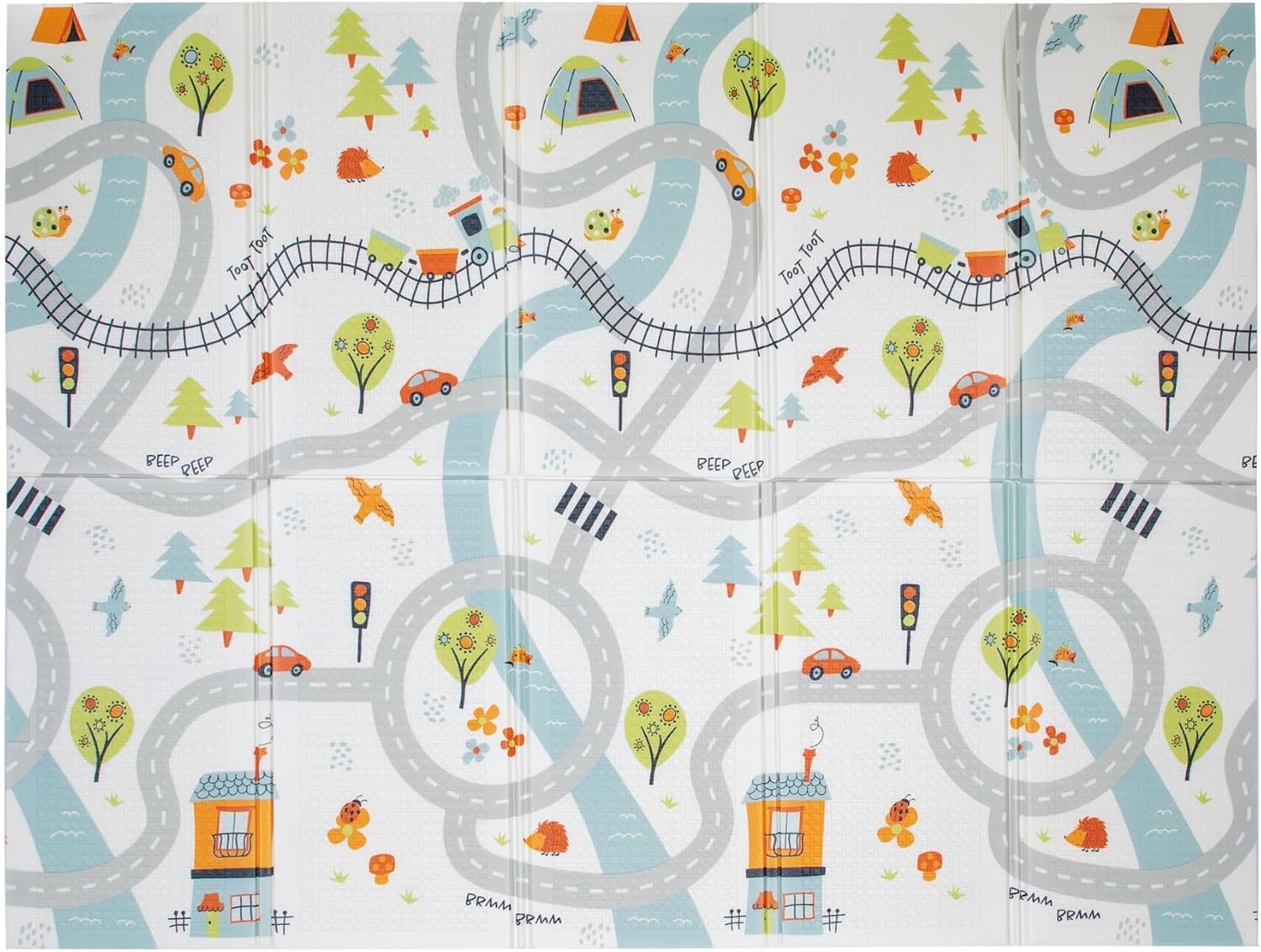 Tapis de jeu bébé pliable et réversible - Jusqu'à -33% de remise