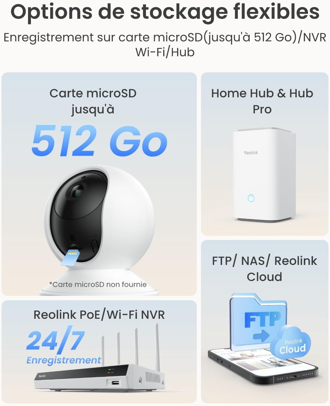Caméra Intérieure 3K 5MP 360° - Suivi IA - État Outlet jusqu'à -34%