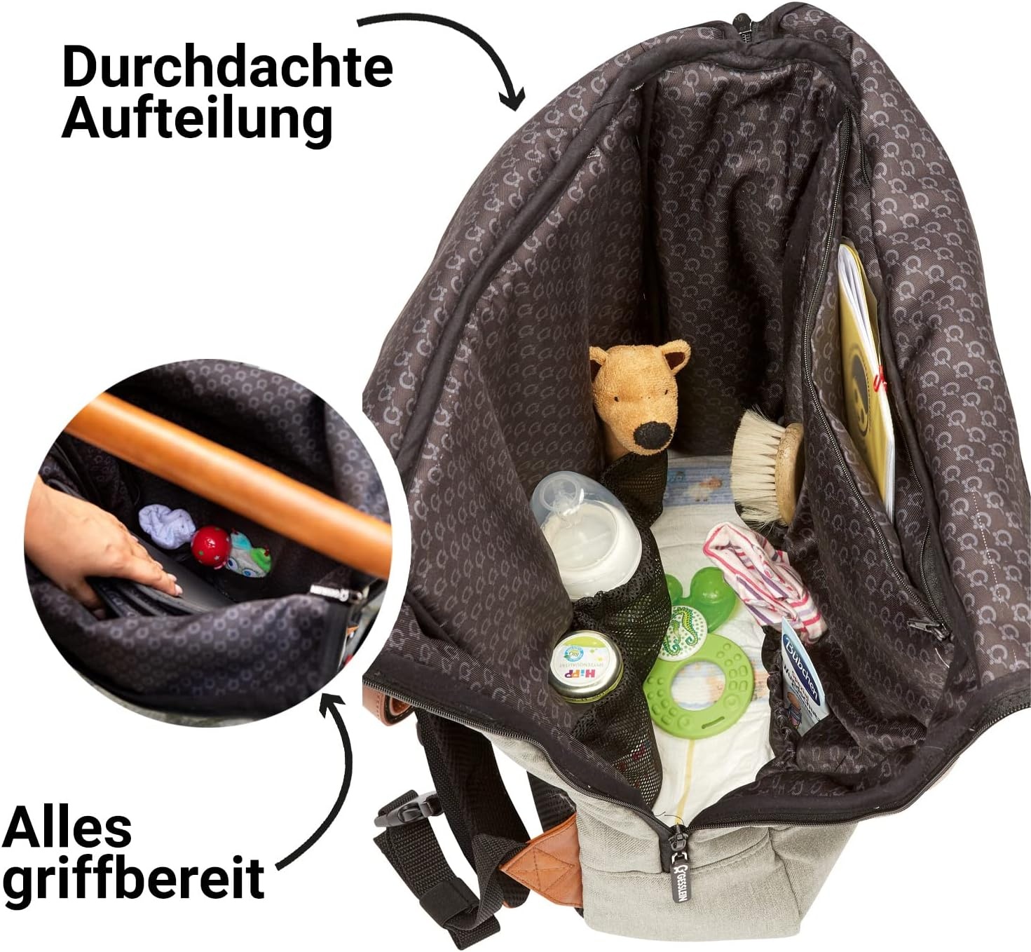 Sac à dos à langer extensible - Jusqu'à 34% de remise