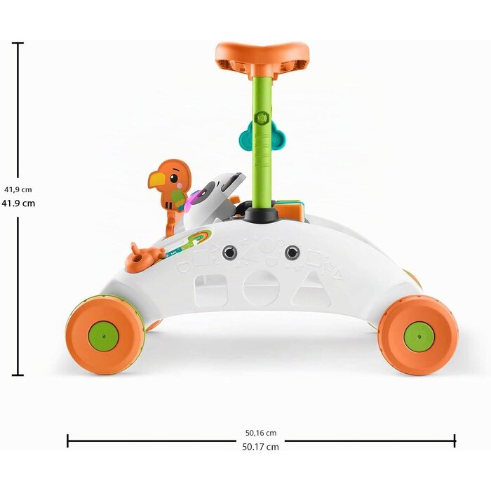 Fisher Price Chariot de marche panda 2-en-1 interactif - Jusqu'à 33% de remise