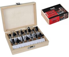 Coffret 15 fraises pour défonceuse carbure 8mm - Jusqu'à 32% de remise